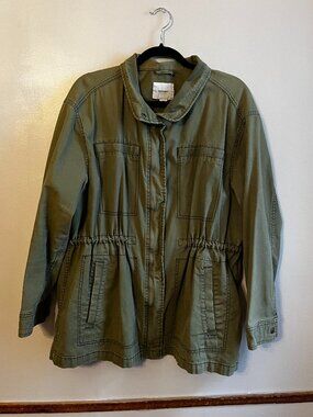 Army Green Canvas Utility Jacket | Old Navy